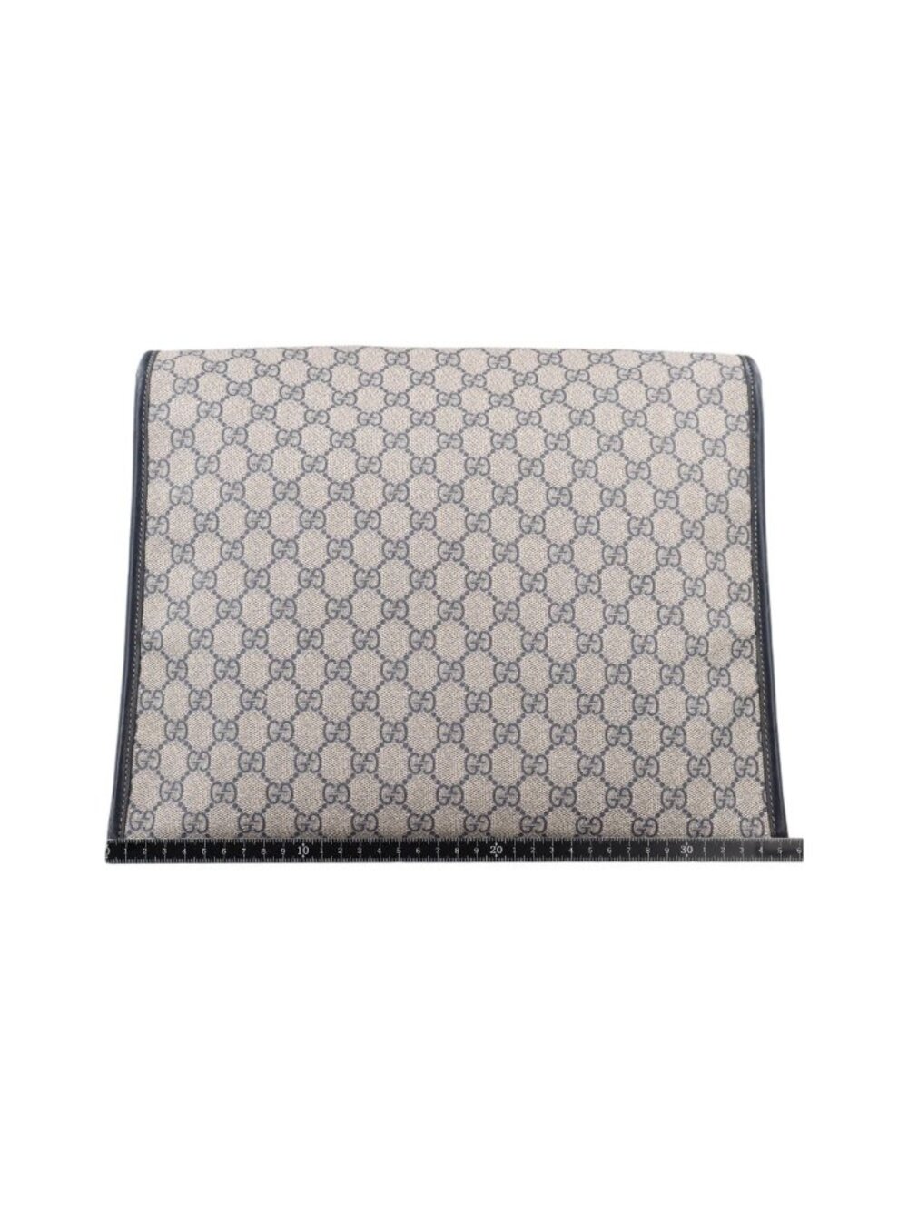Gucci GG Spuri Bag Beige Black Canvas Leather - Picture 2 of 15